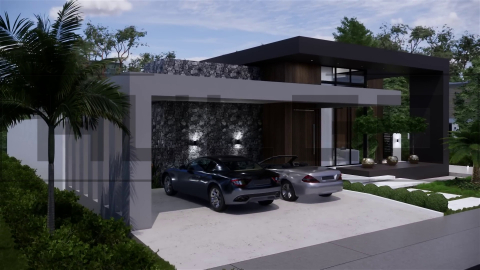 H073 Proiect Parter 18x20m 295mp - HULGO Haus | Proiecte de Case Moderne, Exclusiviste și Funcționale, Design Premium pentru Locuințe de Lux și Eficiență Maximă [3]