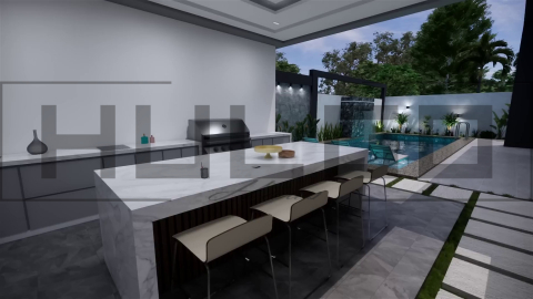 H073 Proiect Parter 18x20m 295mp - HULGO Haus | Proiecte de Case Moderne, Exclusiviste și Funcționale, Design Premium pentru Locuințe de Lux și Eficiență Maximă [6]