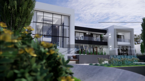 H074 Proiect P+1 17x25m 530mp - HULGO Haus | Proiecte de Case Moderne, Exclusiviste și Funcționale, Design Premium pentru Locuințe de Lux și Eficiență Maximă [1]