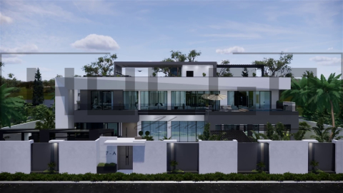 Proiecte Case P + 2 Etaje - H076 Proiect P+2 35x21m 1575mp - HULGO Haus | Proiecte de Case Moderne, Exclusiviste și Funcționale, Design Premium pentru Locuințe de Lux și Eficiență Maximă