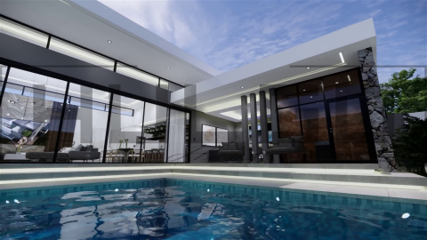 H078 Proiect Parter 22x30m 495mp - HULGO Haus | Proiecte de Case Moderne, Exclusiviste și Funcționale, Design Premium pentru Locuințe de Lux și Eficiență Maximă [1]