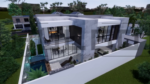 H083 Proiect P+1 15x20m 500mp - HULGO Haus | Proiecte de Case Moderne, Exclusiviste și Funcționale, Design Premium pentru Locuințe de Lux și Eficiență Maximă [1]