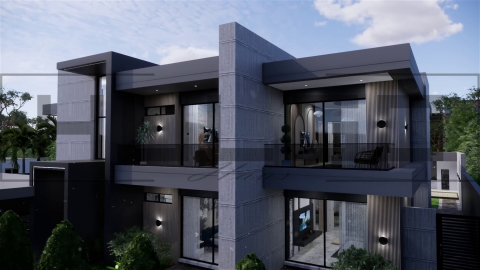 H084 Proiect P+1 24x26m 785mp - HULGO Haus | Proiecte de Case Moderne, Exclusiviste și Funcționale, Design Premium pentru Locuințe de Lux și Eficiență Maximă [4]