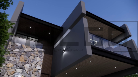 H085 Proiect P+1 10x20m 295mp - HULGO Haus | Proiecte de Case Moderne, Exclusiviste și Funcționale, Design Premium pentru Locuințe de Lux și Eficiență Maximă [1]