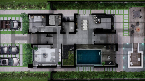 H086 Proiect P+1 11x19m 355mp - HULGO Haus | Proiecte de Case Moderne, Exclusiviste și Funcționale, Design Premium pentru Locuințe de Lux și Eficiență Maximă [2]