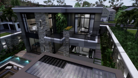 H086 Proiect P+1 11x19m 355mp - HULGO Haus | Proiecte de Case Moderne, Exclusiviste și Funcționale, Design Premium pentru Locuințe de Lux și Eficiență Maximă [7]