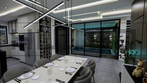 H086 Proiect P+1 11x19m 355mp - HULGO Haus | Proiecte de Case Moderne, Exclusiviste și Funcționale, Design Premium pentru Locuințe de Lux și Eficiență Maximă [13]