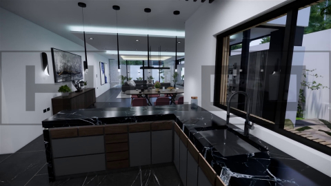 H087 Proiect P+1 10x25m 465mp - HULGO Haus | Proiecte de Case Moderne, Exclusiviste și Funcționale, Design Premium pentru Locuințe de Lux și Eficiență Maximă [25]