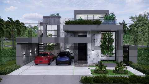 Toate Proiectele - H088 Proiect P+1 12x30m 395mp - HULGO Haus | Proiecte de Case Moderne, Exclusiviste și Funcționale, Design Premium pentru Locuințe de Lux și Eficiență Maximă