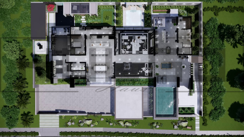 H089 Proiect P+1 34x25m 1025mp - HULGO Haus | Proiecte de Case Moderne, Exclusiviste și Funcționale, Design Premium pentru Locuințe de Lux și Eficiență Maximă [3]