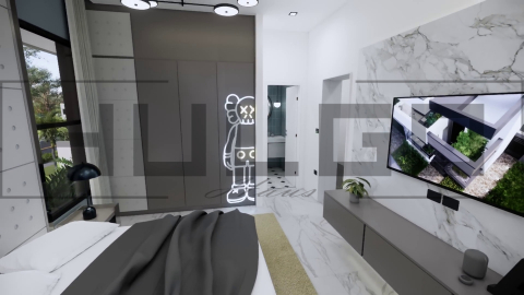 H089 Proiect P+1 34x25m 1025mp - HULGO Haus | Proiecte de Case Moderne, Exclusiviste și Funcționale, Design Premium pentru Locuințe de Lux și Eficiență Maximă [35]