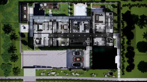 H089 Proiect P+1 34x25m 1025mp - HULGO Haus | Proiecte de Case Moderne, Exclusiviste și Funcționale, Design Premium pentru Locuințe de Lux și Eficiență Maximă [2]