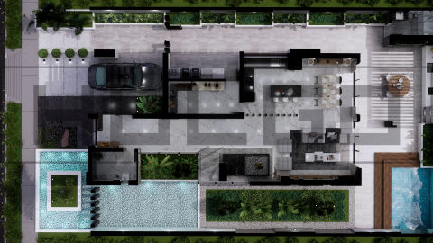 H092 Proiect P+1 9x18m 310mp - HULGO Haus | Proiecte de Case Moderne, Exclusiviste și Funcționale, Design Premium pentru Locuințe de Lux și Eficiență Maximă [2]