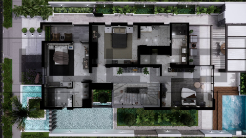 H092 Proiect P+1 9x18m 310mp - HULGO Haus | Proiecte de Case Moderne, Exclusiviste și Funcționale, Design Premium pentru Locuințe de Lux și Eficiență Maximă [3]