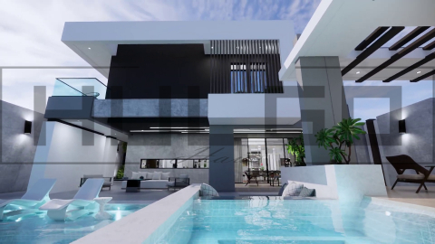 H093 Proiect P+1 17x21m 550mp - HULGO Haus | Proiecte de Case Moderne, Exclusiviste și Funcționale, Design Premium pentru Locuințe de Lux și Eficiență Maximă [1]