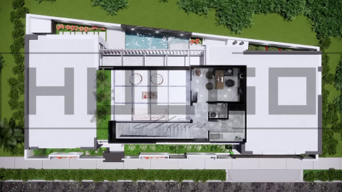 H094 Proiect P+2 24x10m 355mp - HULGO Haus | Proiecte de Case Moderne, Exclusiviste și Funcționale, Design Premium pentru Locuințe de Lux și Eficiență Maximă [4]