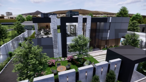 H095 Proiect P+1 20x25m 885mp - HULGO Haus | Proiecte de Case Moderne, Exclusiviste și Funcționale, Design Premium pentru Locuințe de Lux și Eficiență Maximă [7]