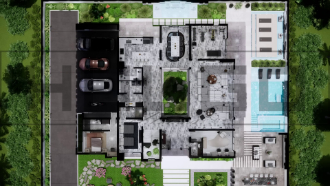 H095 Proiect P+1 20x25m 885mp - HULGO Haus | Proiecte de Case Moderne, Exclusiviste și Funcționale, Design Premium pentru Locuințe de Lux și Eficiență Maximă [2]