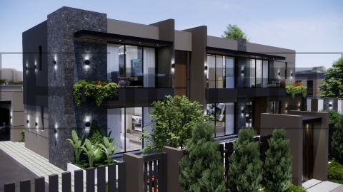 H096 Proiect P+1 22x20m 895mp - HULGO Haus | Proiecte de Case Moderne, Exclusiviste și Funcționale, Design Premium pentru Locuințe de Lux și Eficiență Maximă [5]