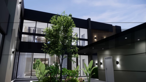 H096 Proiect P+1 22x20m 895mp - HULGO Haus | Proiecte de Case Moderne, Exclusiviste și Funcționale, Design Premium pentru Locuințe de Lux și Eficiență Maximă [6]