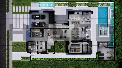 H099 Proiect P+1 17x24m 660mp - HULGO Haus | Proiecte de Case Moderne, Exclusiviste și Funcționale, Design Premium pentru Locuințe de Lux și Eficiență Maximă [2]