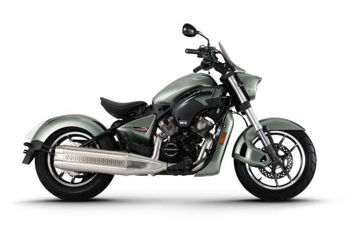 HYOSUNG - Motocicleta GV300 R - verde [8]