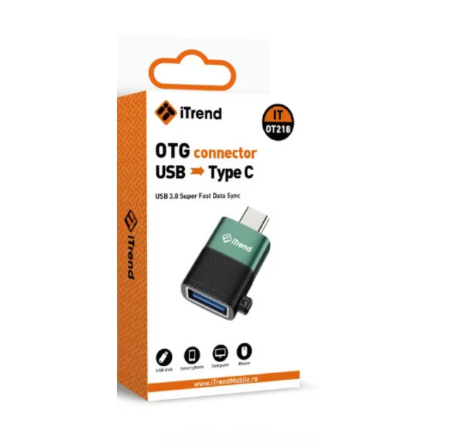Adaptor Otg Itrend , Usb 3.0 Mama - Type C Tata [2]