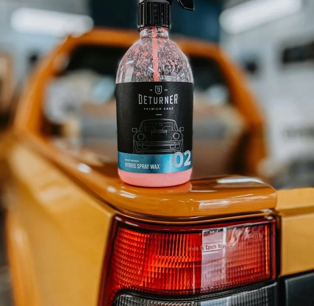 Deturner Hybrid Spray Wax 500 ml + Microfibra cu doua fete - Set Ceara Spray si Finisare Exterior [5]