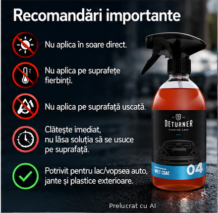 Deturner Wet Coat - Spray cu Efect Hidrofob Instant pentru Aplicare pe Suprafata Umeda [8]