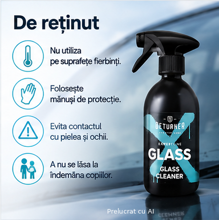 Deturner Glass – Soluție Profesională Curățare Geamuri Auto 500 ml [8]