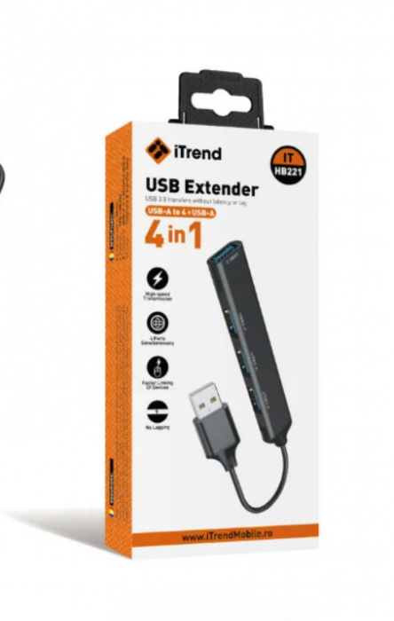 Hub Usb 4 Porturi iTrend Usb 3.0 Usb 2.0 [2]
