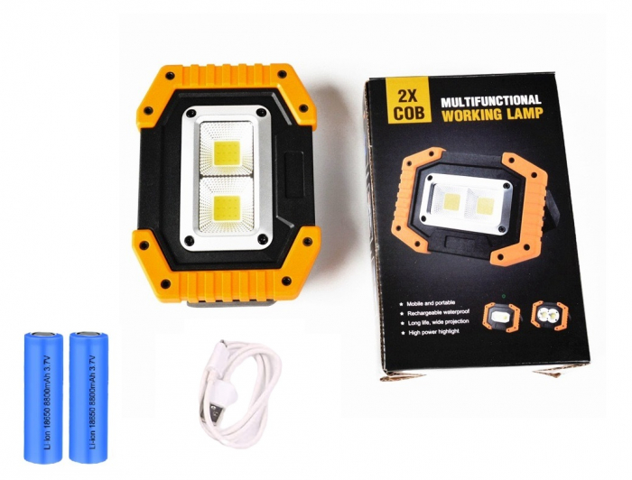 Lampa de lucru  multifunctionala portabila  HUOVA® , 3 moduri de iluminare cu aumulatori [2]