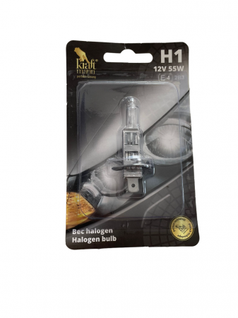 Becuri si lumini auto - Bec halogen H1 12V 55W - Faza lunga