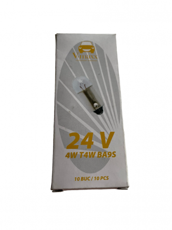 Becuri si lumini auto - Bec Lucas tip vechi 24V 4W T4W BA9S