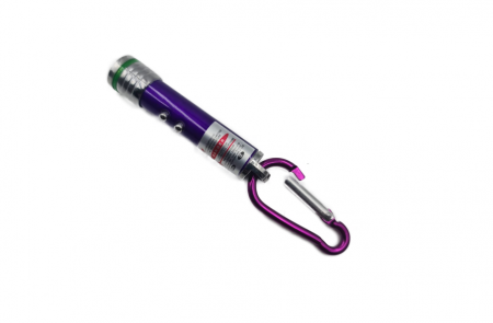 Becuri si lumini auto - Breloc 2 in 1 Cu Lanterna LED si Laser , Baterii Incluse 