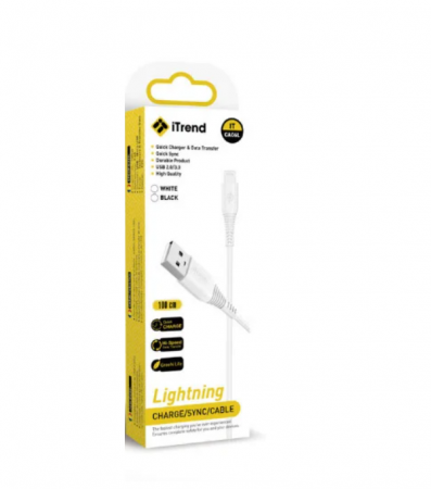 Incarcatoare Auto - Cablu de date/incarcare rapida (Lightning), 1m