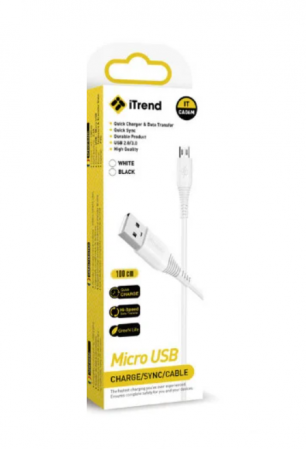 Incarcatoare Auto - Cablu de date/incarcare rapida (MicroUSB), 1m