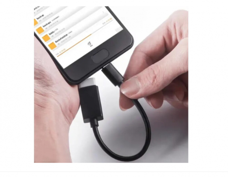 Cablu OTG, conector USB tip C tata la USB 2.0 mama, lungime 20 cm [1]