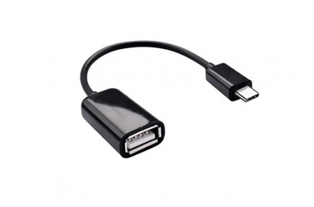 Incarcatoare Auto - Cablu OTG, conector USB tip C tata la USB 2.0 mama, lungime 20 cm