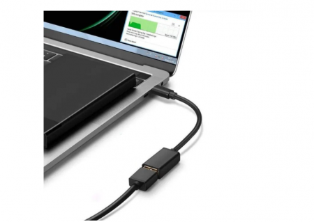 Cablu OTG, conector USB tip C tata la USB 2.0 mama, lungime 20 cm [2]