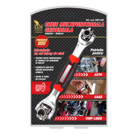 Instrumente si Echipamente - Cheie multifuncțională universală Kraftmann, tubular – inelară