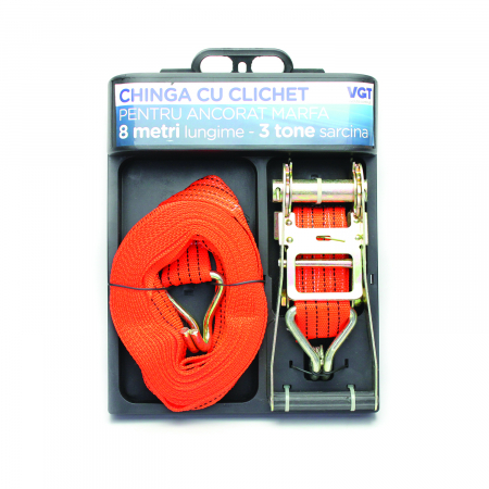 Chingi si accesorii transport - Chingă cu clichet pentru ancorat marfa, 3T
