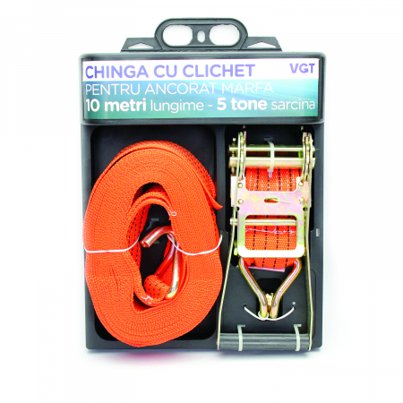 Chingi si accesorii transport - Chingă cu clichet pentru ancorat marfa, 5T