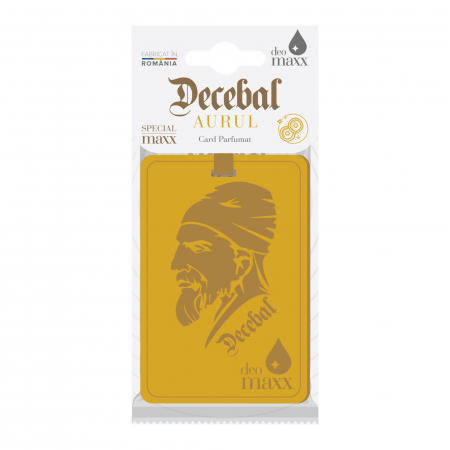 Parfumerie Auto - Card Parfumat Decebal Aurul