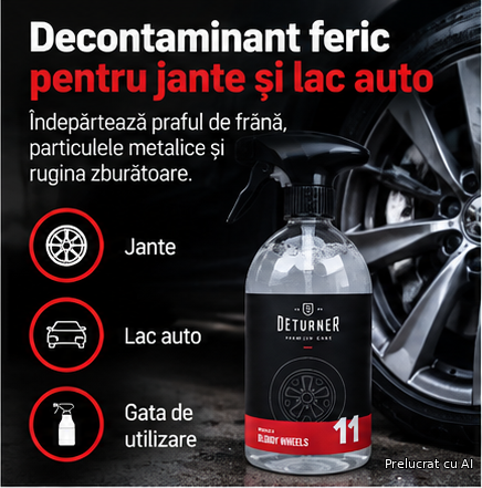 Deturner Bloody Wheels - Decontaminare si curatare Jante cu Reactie Violeta si pH Neutru - 5L [1]