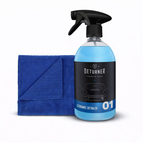 Deturner Ceramic Detailer 500 ml + Pearl Microfiber - Set Intretinere Protectii Ceramice