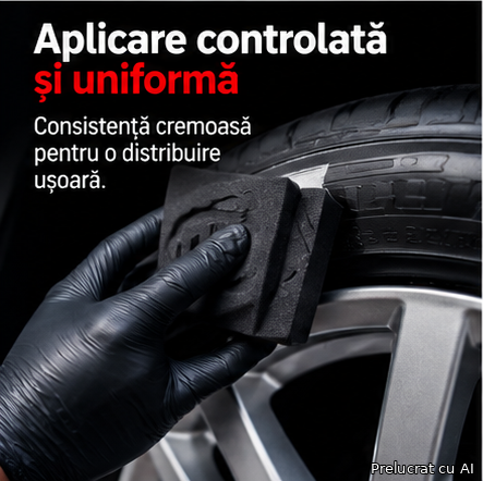 Deturner Creamy Tire Dressing 500 ml + Tire Shine Brush - Set Dressing si Intretinere Anvelope [4]