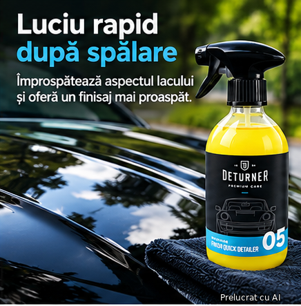 Deturner Finish Quick Detailer - Luciu Instant, Hidrofobie Rapida si Detailing Fara Efort - 250ml [2]
