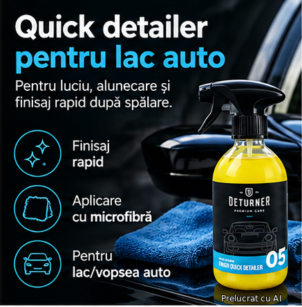 Deturner Finish Quick Detailer - Luciu Instant, Hidrofobie Rapida si Detailing Fara Efort - 250ml [1]
