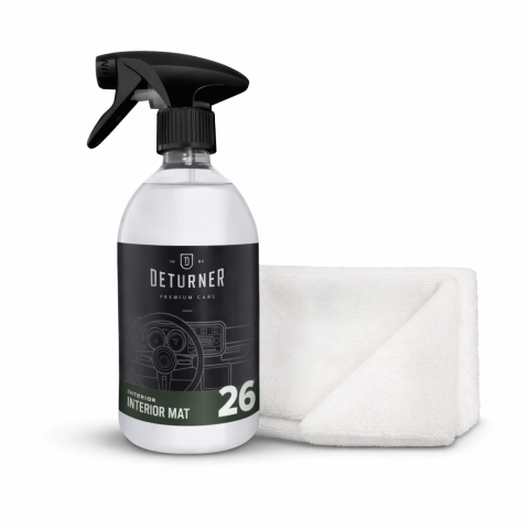 Solutii Curatare Interior - Deturner Interior MAT 500 ml + White Microfiber - Set Intretinere Interior Finish Mat